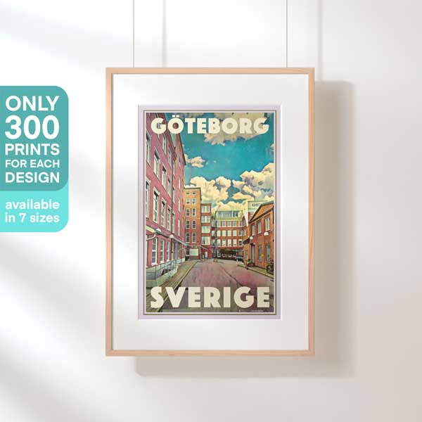 Limited Edition Gothenburg poster | Goteborg Sverige by Alecse