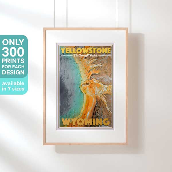 Limited Edition Wyoming print of Yellowstone by Alecse | 300ex