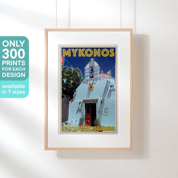 Affiche Mykonos en édition limitée