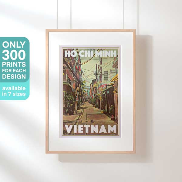 Limited Edition Vietnam poster | Ho Chi Minh Street by Alecse