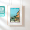 Limited Edition Varanasi poster of the Benares Ghat