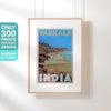Affiche de voyage du Kerala en édition limitée de Varkala