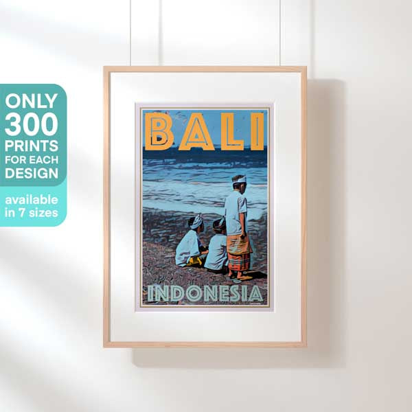 Limited Edition Bali poster by Alecse | Bali kids 300ex