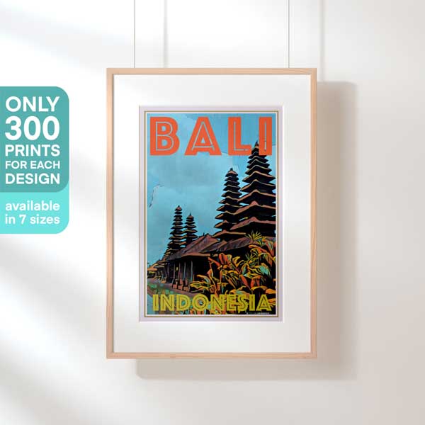 Affiche Bali en édition limitée