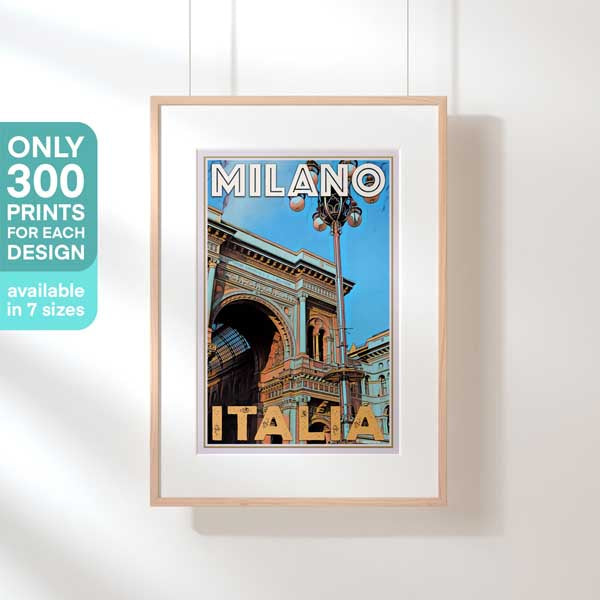 Limited edition Milano poster
