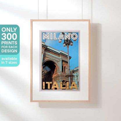 Limited edition Milano poster