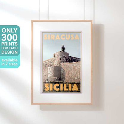 시칠리아 포스터 시라쿠사 요새