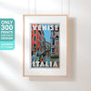 Limited Edition Venice Vintage Travel Poster | Italy Gallery Wall Print of Venise