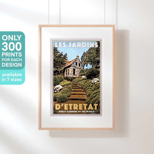 Limited Edition poster of Etretat, Normandy