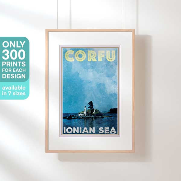 Affiche de Corfou en édition limitée | 300ex