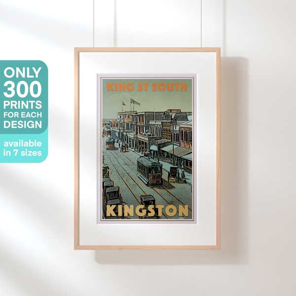 Affiche jamaïcaine en édition limitée de Kingston | King Street par Alecse
