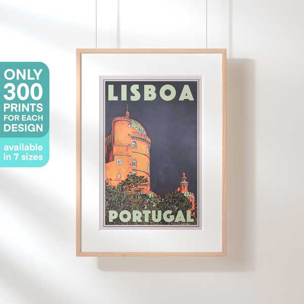 Limited Edition Portugal Gallery Wall Print of Lisbon  | Palacio de Pena by Alecse