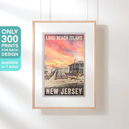 Affiche de Long Beach Island au coucher de soleil