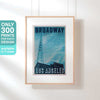Limited Edition Los Angeles poster Broadway KRKD tower | 300ex