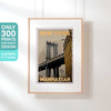 Limited Edition Manhattan Bridge poster of New York