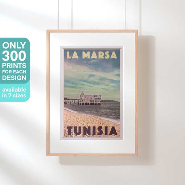 Limited Edition Tunis Poster La Marsa by Alecse