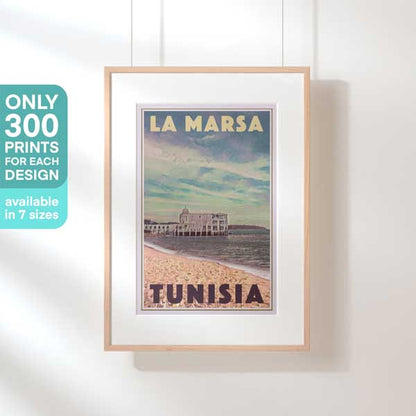 Limited Edition Tunis Poster La Marsa by Alecse