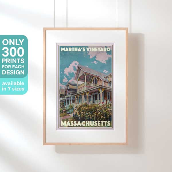 Limited Edition Martha's Vineyard poster by Alecse | 300ex