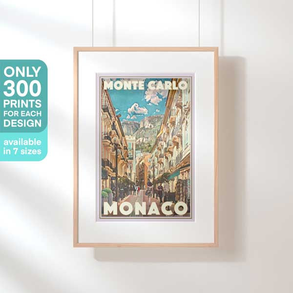 Limited Edition Monaco poster