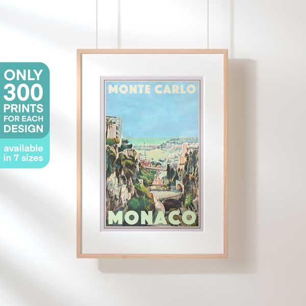 Affiche Monaco en édition limitée par Alecse | 300ex