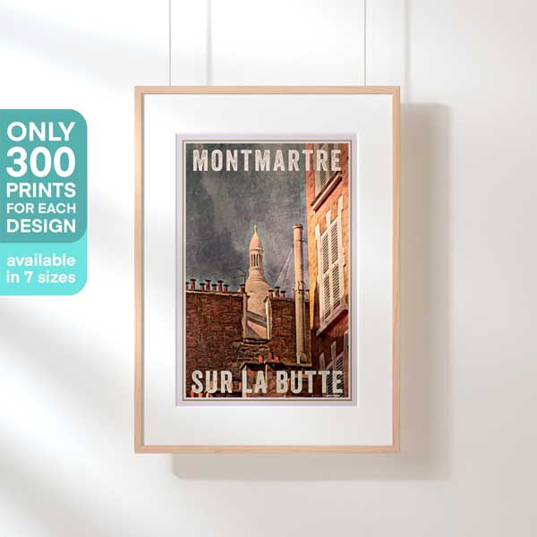 Édition limitée Paris Classic Montmartre Print