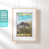 Limited Edition Oregon Classic print of Newport | Yaquina Bay poster by Alecse
