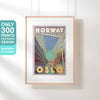 Affiche de voyage en Norvège d'Oslo en édition limitée