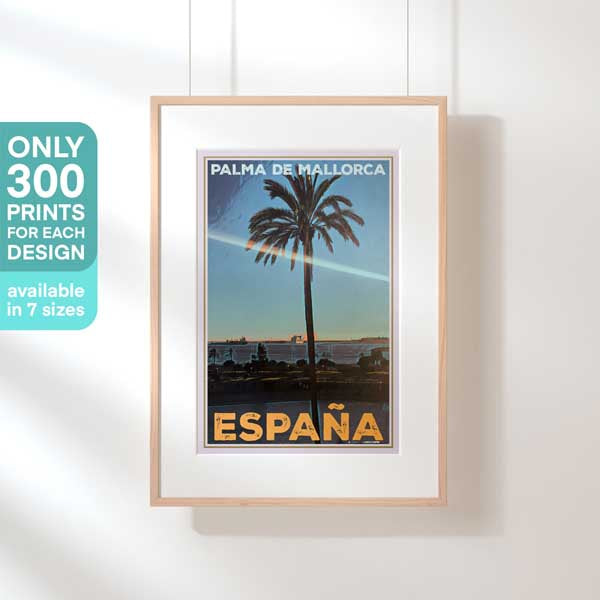 Affiche Palma de Majorque en édition limitée par Alecse | Impression classique Balears | 300ex