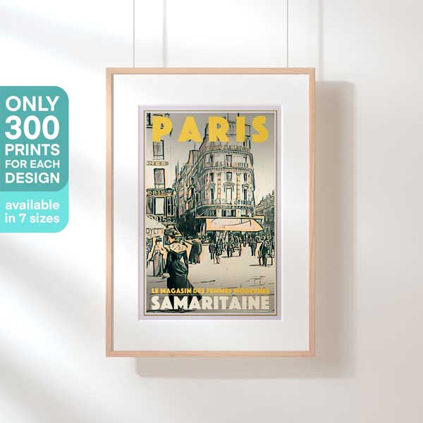 Limited Edition Poster of la Samaritaine