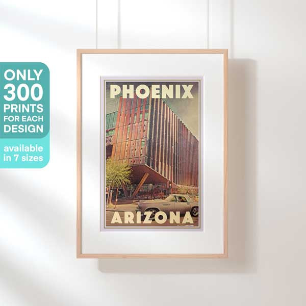 Phoenix Arizona University Limited Edition Poster in Stylish Room Decor