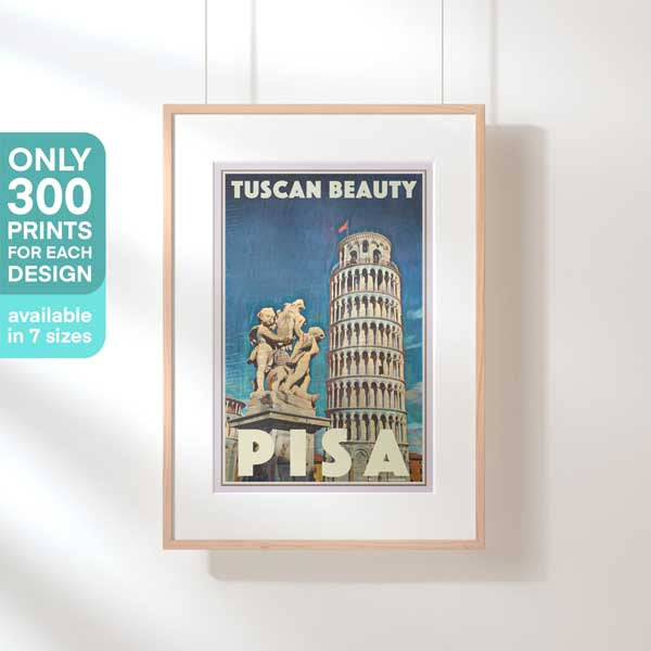 Limited Edition Pisa poster | Tuscan Beauty by Alecse