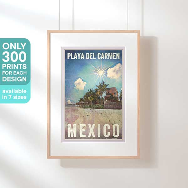 Limited Edition Playa del Carmen poster by ALecse