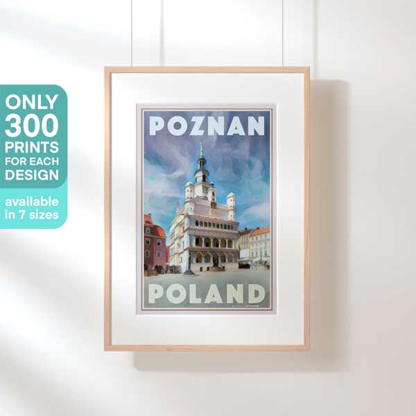 Limited Edition Poznan poster | City Hall by Alecse
