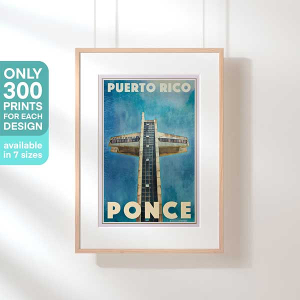 Limited Edition Ponce poster | Puerto Rico Print | 300ex