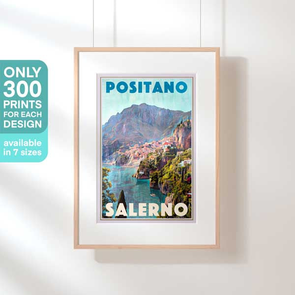 Affiche Positano en édition limitée | Impression murale de la galerie Italie