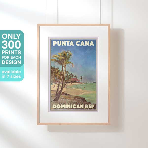 Limited Edition Punta Cana poster | Dominican Republic Classic Print
