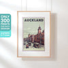 Limited Edition Auckland print | New Zealand Retro Poster by Alecse