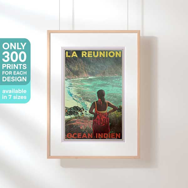 Limited Edition poster of La Réunion (Reunion Island)