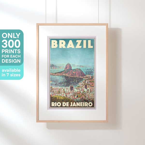 Limited Edition Rio de Janeiro poster by Alecse