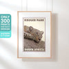 Limited Edition Kruger Park poster | The Leopard print | 300ex