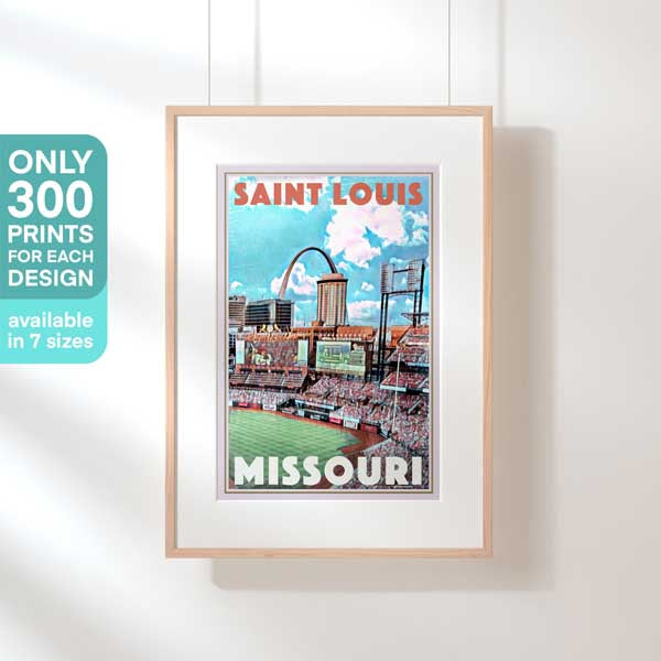 Imprimé Missouri en édition limitée 'Cardinals' | Imprimé Missouri classique | 300ex