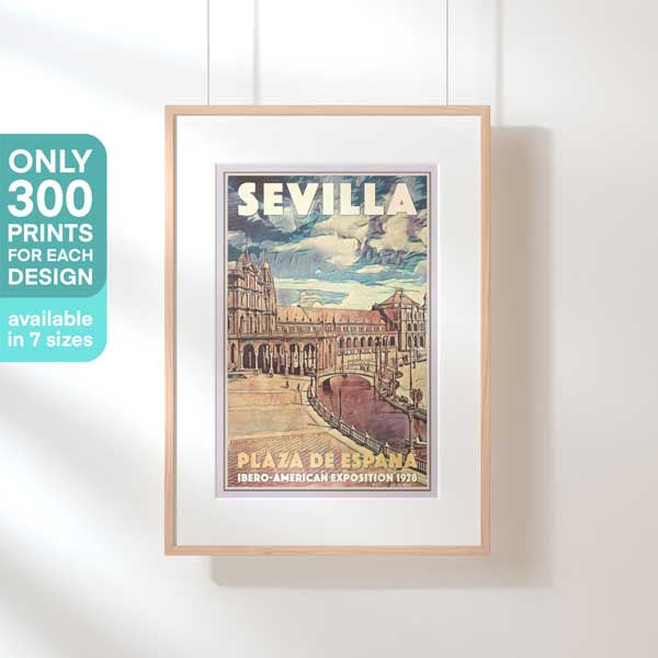 Limited Edition Classic Spain poster of Sevilla