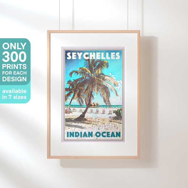 Affiche des Seychelles en édition limitée | 300ex