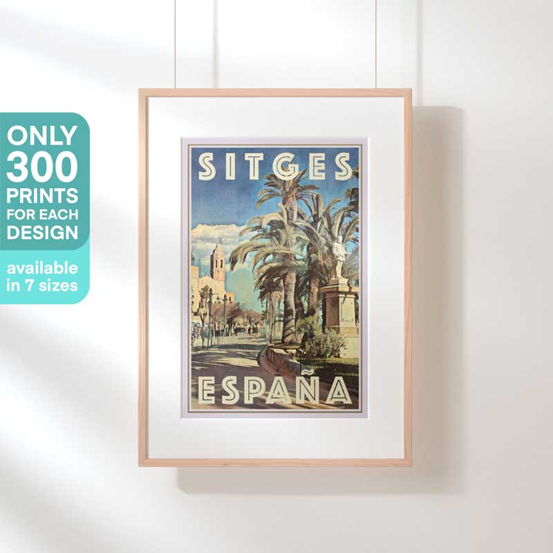 Limited Edition Sitges Travel Poster of Spain | El Greco by Alecse