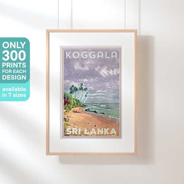 Affiche de voyage Koggala en édition limitée