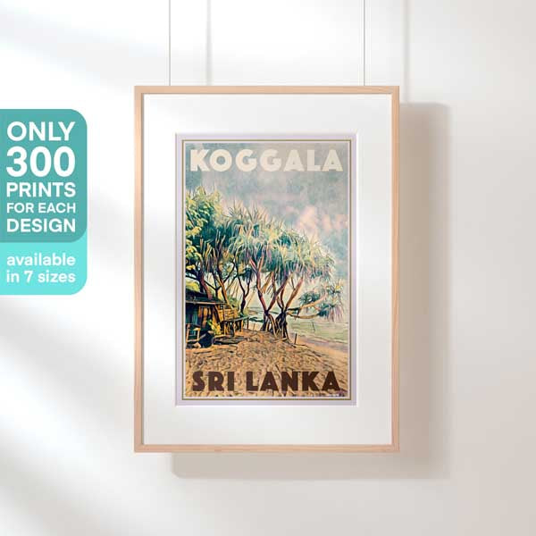 Limited Edition poster of Sri Lanka | Koggala Shack by Alecse | 300ex