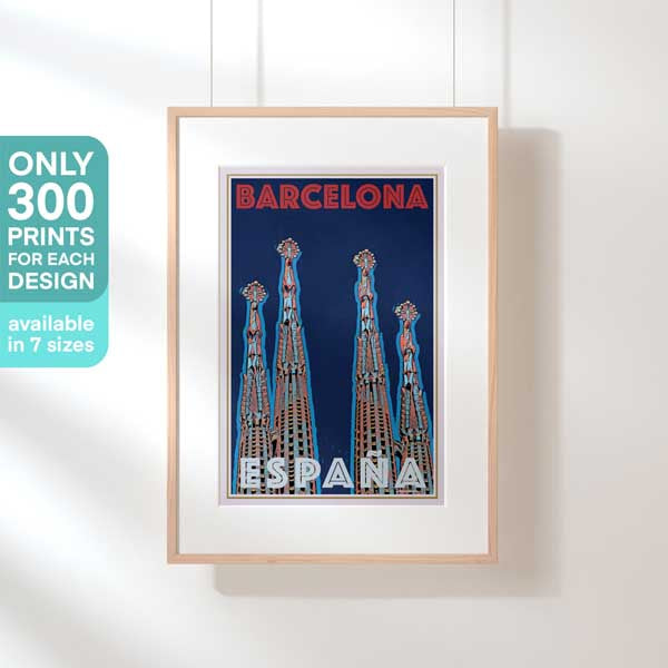 Limited Edition Sagrada Familia poster