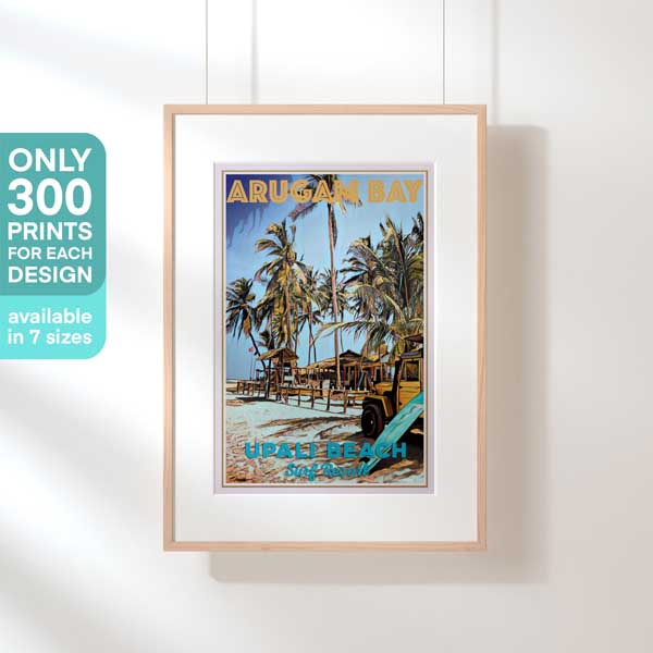 Limited Edition Surf Poster of Arugam Bay