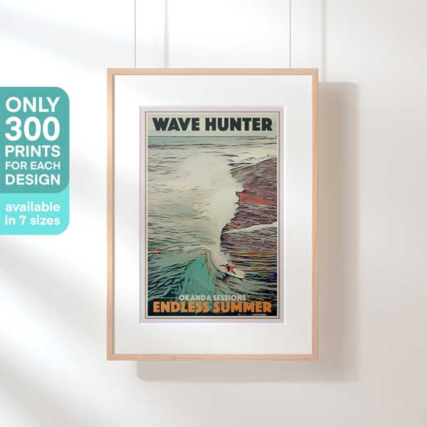 Limited Edition Surf Poster Endless Summer by Alecse | Sri Lanka Poster | 300ex