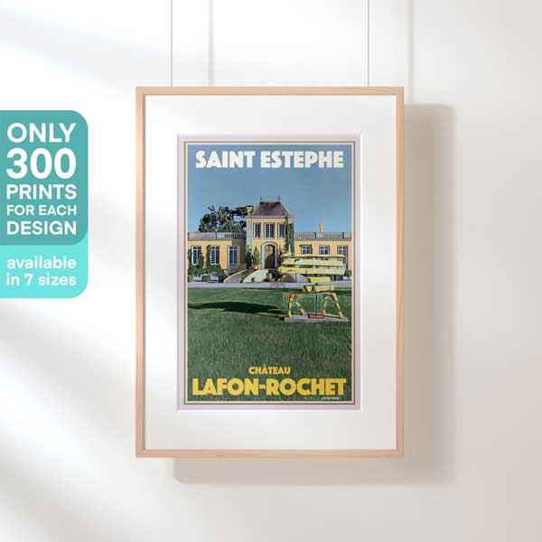 Limited Edition St Estephe poster | Lafon-Rochet by Alecse